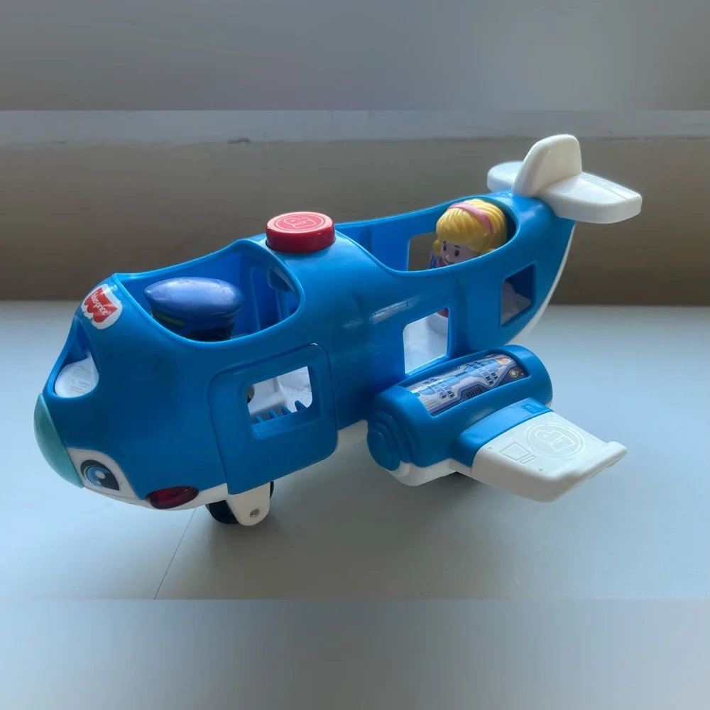 Fisher-Price Little People Musical Toddler Toy Travel Together Airplane